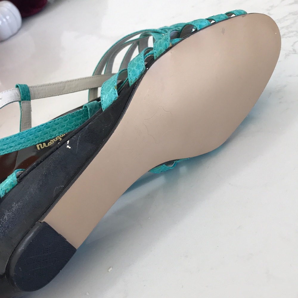 Turquoise sandals - Picture 3 of 3